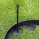 thumbnail image 4 of Borde de jardín flexible, bordes de plástico, borde de jardín de plástico, con 15 clavos de fijación, longitud 5 m, negro-, 4 of 5
