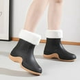 thumbnail image 4 of AUXDIQ Wellington Boots Women Mid-calf Wellies Waterproof Rain Boots Outdoor Garden Shoes, 4 of 6