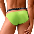 thumbnail image 4 of Sngxgn Men's Boxer Briefs Stretch Underwear Underpants Regular Leg(Green,XL), 4 of 5