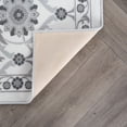 thumbnail image 7 of Transitional 2x8 Area Rug (2'3'' x 7'6'') Floral Ivory, Gray Indoor Runner Easy to Clean, 7 of 7