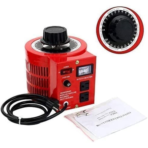 Transformador de tensión YaeCCC 2000W AC 110V a 130V 60Hz 20A