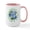 White/Pink Inside, variant on CafePress - Reduce Reuse Recycle [Globe] Large Mug - 15 oz Ceramic Large White Novelty Mug