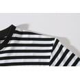 thumbnail image 4 of SSLR Men's Long Sleeve Striped Shirts Casual Crewneck T shirt Cotton Tee Shirts, 4 of 8