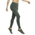 thumbnail image 2 of Felina Velvety Super Soft Lightweight Leggings 2-Pack - For Women - Yoga Pants, Workout Clothes (Wine Hunter Green, Small), 2 of 8