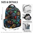 thumbnail image 4 of Bulopur Graffiti Kids Backpack for Boys, Cool School Bag Lightweight/Breathable/Durable/Waterproof Multi-Pocket Book Bag for Kids, 4 of 7