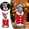 thumbnail image 2 of Clearance Sale! Donkey With Led Lights Resin The Cute Appearance Of This Donkey A Of Whimsy And Joy To Your Holiday Decorations. Desktop Ornament Practical Home Decor 7.9", 2 of 7