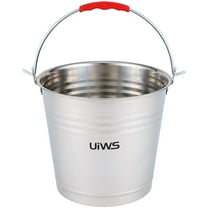 NUOLUX Stainless Steel Bucket with Handle Portable Water Bucket Multifunctional Milk Bucket