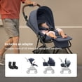 thumbnail image 2 of Mamazing Baby Stroller with Bassinet Air Lux Carbon Fiber Lightweight Compact Fold Reversible Seat for Infant Toddler, 2 of 10