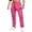 Hot Pink #058, variant on Mens Cargo Pants Outdoor Hiking Elastic Waist Baggy Pants Casual Lightweight Relaxed Fit Joggers Trousers with Pockets Hot Pink S