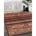 thumbnail image 2 of Ahgly Company Indoor Rectangle Abstract Saffron Red Abstract Area Rugs, 3' x 5', 2 of 6