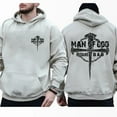 thumbnail image 3 of Rustic Cross Christian Double-Sided Hoodie – Unisex Faith Pullover for Men & Women, Man of God Husband Dad Church Wear, 3 of 7