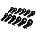thumbnail image 2 of QualitChoice 12 Pcs Couvre-Chefs de Golf Fermeture Éclair Couvre-Chef de Club de Golf Couvre-Chefs de Club de Golf Couvre-Chefs en Fer de Golf Couvre-Chefs Noir, 2 of 5