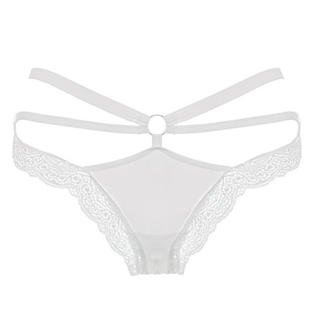 

Womens Panties Lace Up Panties Comfortable Lifting Panties T Pants