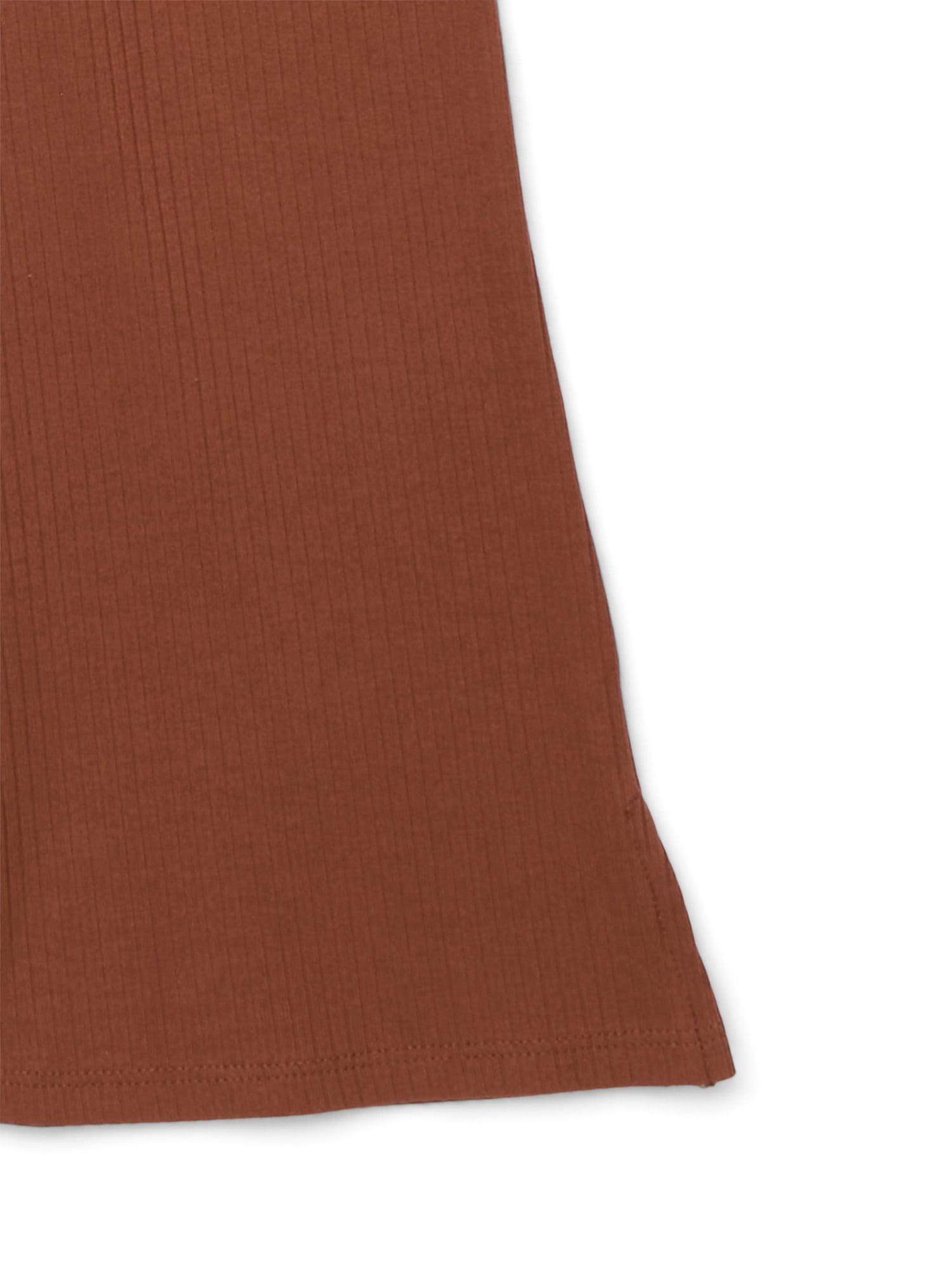 Wonder Nation Girls Ribbed Flare Pants, Sizes 4-18 & Plus