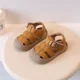 thumbnail image 2 of Zapatos de bebé recién nacido de verano de estilo coreano a la moda, sandalias Unisex de diseño Simple transpirables de fondo suave para niños de 1 a 3 años, 2 of 4