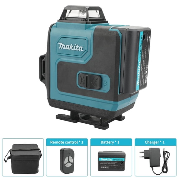 Makita 16-Line Laser Level Green Line Self-Leveling High-precision Portable 360 Vertical Cross Super Powerful Green Beam
