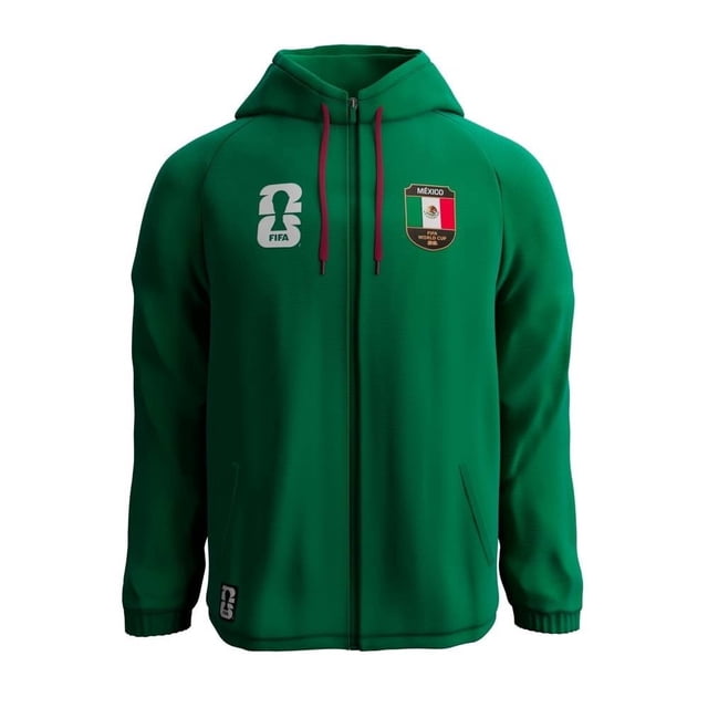 Chamarra Fexpro FIFA Fifa chamarra Verde Escudo México Talla G