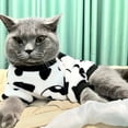 thumbnail image 2 of Ropa de moda para gatos, sudadera cálida de invierno, suave y acogedora, disfraz de gatito, sudadera con capucha, abrigos para cachorros y gatitos, chaqueta para perros, ropa para gatos, 2 of 5