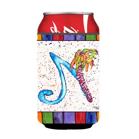 

Letter N With Palm Tree Can Or Bottle Hugger