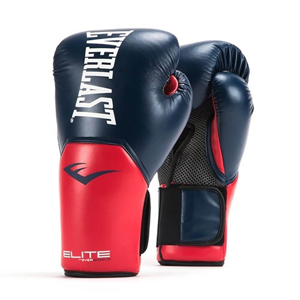 Everlast Pro Style Elite Workout Training Boxing Gloves 14 Ounces Navy Red Walmart