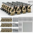 thumbnail image 6 of Building Block Toys | Building Block Dolls | Army Men Action Figures | Building Block Soldiers | for Collectors and Building Block Enthusiasts | 24 Mini Figures 1.7Inch, 6 of 6
