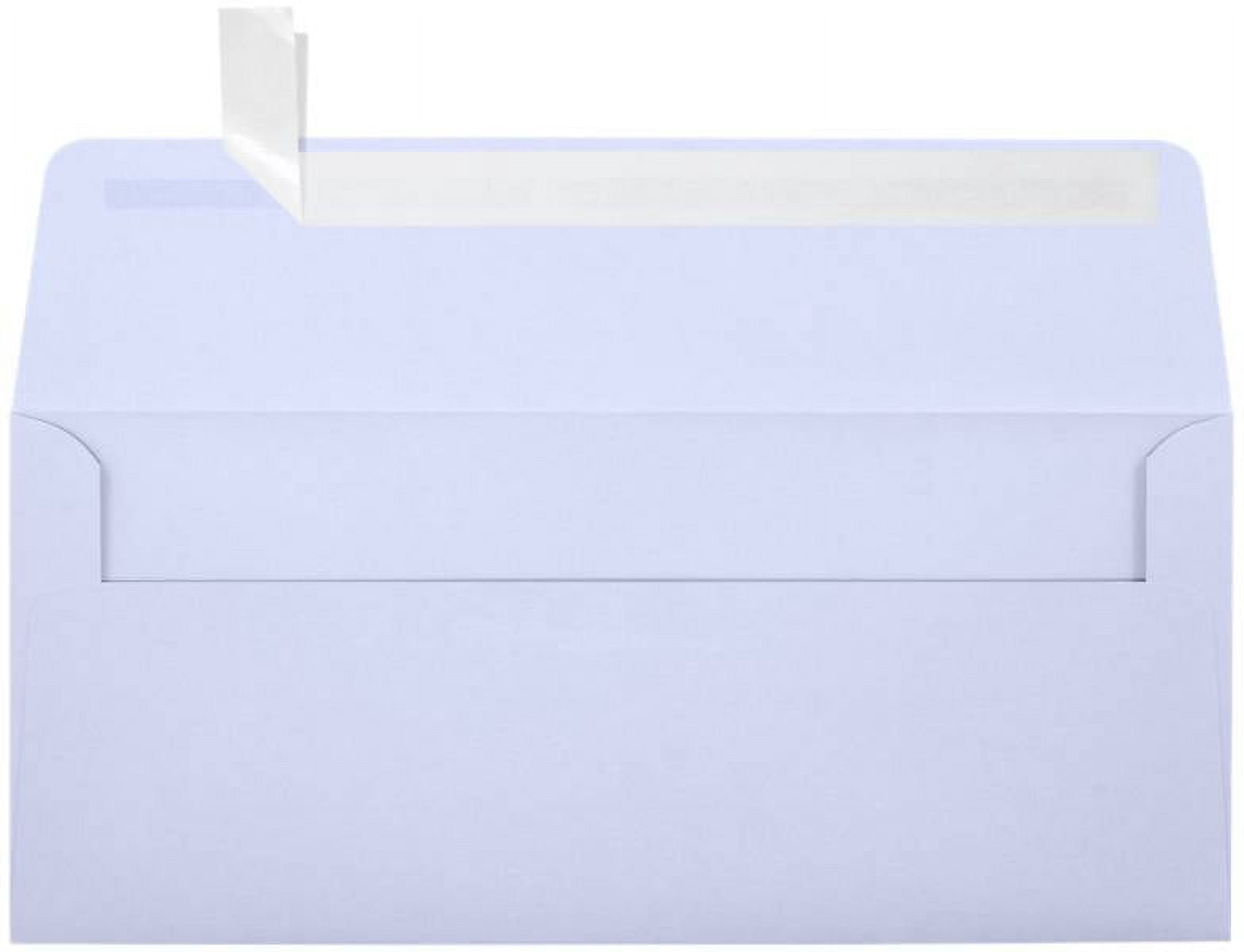 Luxpaper #10 Square Flap Envelope, 4 1/8 X 9 1/2, Lilac, 500/Pack