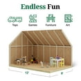 thumbnail image 4 of Little Cottage Co. 11x12 Pennfield Cottage Playhouse with Floor, Outdoor Wood Do-It-Yourself Kit, 4 of 14