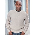 thumbnail image 5 of KingSize Men's Big & Tall Shaker Knit Crewneck Sweater, 5 of 6