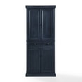 thumbnail image 4 of Coastal Pantry Cabinet - Tall Storage Cabinet with Drawer & Adjustable Shelves - Farmhouse Kitchen Cabinet, 4 of 7