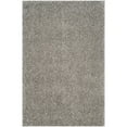 thumbnail image 6 of SAFAVIEH Santa Monica Chelsey Solid Shag Area Rug, Silver, 4' x 6', 6 of 8