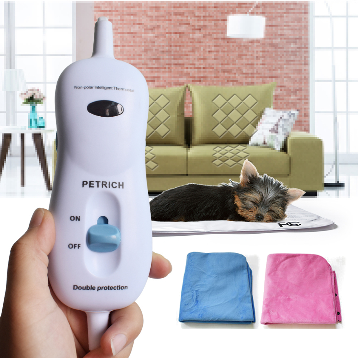 Waterproof Electric Pet People Heating Pad Dog Cat Warmer Mat Bed