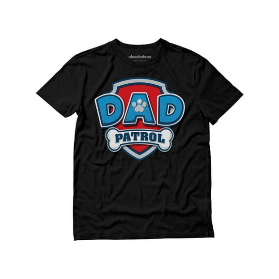 Paw Patrol Dad Patrol Matching Couple T-Shirts Mothers' Father's Day Outfits for Him and Her T-Shirt XX-Large Black