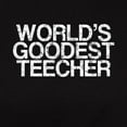 thumbnail image 3 of CafePress - World's Goodest Teecher Women's Dark T Shirt - Women's Traditional Fit Dark T-Shirt, 3 of 4