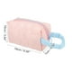 thumbnail image 2 of Bolsa de cosméticos floral duradera para mujeres Unique Bargains para vacaciones, camping y actividades al aire libre, poliéster rosa, 2 of 3
