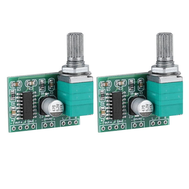 2 módulos amplificadores de potencia digitales PAM8403 de 5 V (miniamplificador de audio)