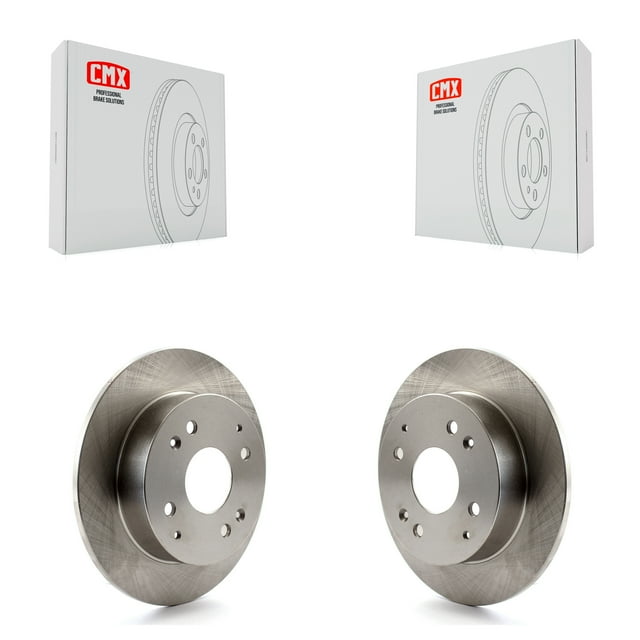 CMX Rear Disc Brake Rotors Pair for Car Honda Accord Acura CL K8-100740