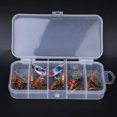 thumbnail image 4 of Señuelos de pesca artificiales con lentejuelas giratorias, cebos duros Wobbler con anzuelo triple, accesorios para aparejos de pesca, 10 Uds., 4 of 8