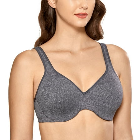 

DELIMIRA Women s Minimizer Seamless Full Coverage Underwire Non Padded Bra