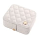 thumbnail image 5 of Joyero portátil y resistente, mini joyero, accesorio de viaje para mujer Blanco, 5 of 9
