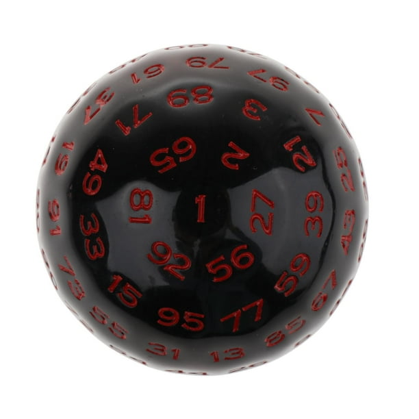 Dados Poliédricos Acrílico Dados de Múltiples Cara Juguete para Niños Y Adulto Juegos para Fiesta Juguetes tretenimient rojo-1 CUTICAT Bola de juego de dados poliédricos
