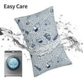 thumbnail image 5 of Kdxio Cotton Pillow Cases 16"x24" Pillowcases,Soft and Breathable Bedroom Pillow Cases-Shells And Sand-No Pillow Core, 5 of 5