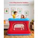 thumbnail image 2 of Castillo inflable 3 en 1 QPAU para niños pequeños con piscina de pelotas, 2 of 7