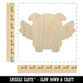 thumbnail image 2 of Cute Round Flying Winged Pig Wood Shape Unfinished Piece Cutout Craft DIY Projects - 6.25 Inch Size - 1/4 Inch Thick, 2 of 7