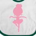 thumbnail image 4 of Inktastic Dancing Ballerina Girls Baby Bib, 4 of 4