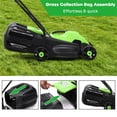 thumbnail image 4 of 13-Inch Electric Lawn Mower with 8 Gal Grass Collection Box, 4 of 10