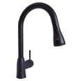 thumbnail image 4 of Phoenix PF231766 Premium Slimline Single Handle with Power Boost Pull Down Kitchen Faucet - Matte Black, 4 of 4