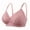 Pink, variant on DPTALR Womens Dailywear Bars Embroidered Glossy Comfortable Breathable Bra Underwear No Rims