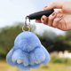 thumbnail image 2 of Llavero de Coche Suave Conejo Pompom, Colgante Hecho a Mano de Piel Falsa de 10 cm Llavero Lindo, 2 of 7