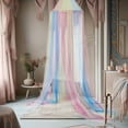 thumbnail image 3 of Mosquito Net for Bed, Large Rainbow Bed Canopy for Girls, Hanging Bed Net, Ideal for Bedroom Decorative, Easy Installation Princess Canopy, 3 of 8