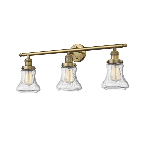 Innovations 3-LT LED Bellmont 30" Bathroom Fixture - Brushed Brass - 205-BB-G194-LED